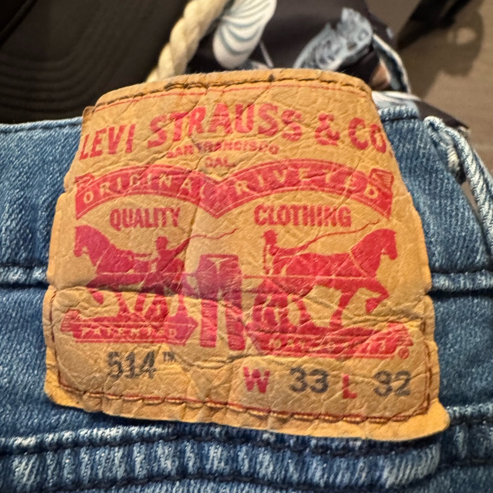 Levi's Blue Straight Jeans Classic Style